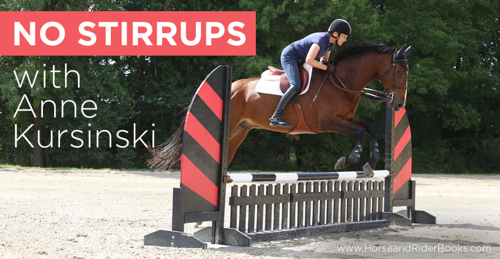 “Did you say jumping…no stirrups?” “Yes,” says Anne Kursinski